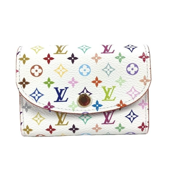 LOUIS VUITTON M13399 PorteMonnaie-Rosalie Murakami Takashi Compact Wallet Unused - Picture 1 of 12